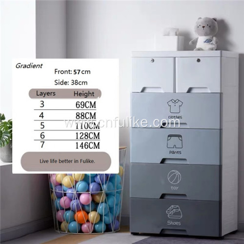 Plastic Storage Organizer Closet for Study Room